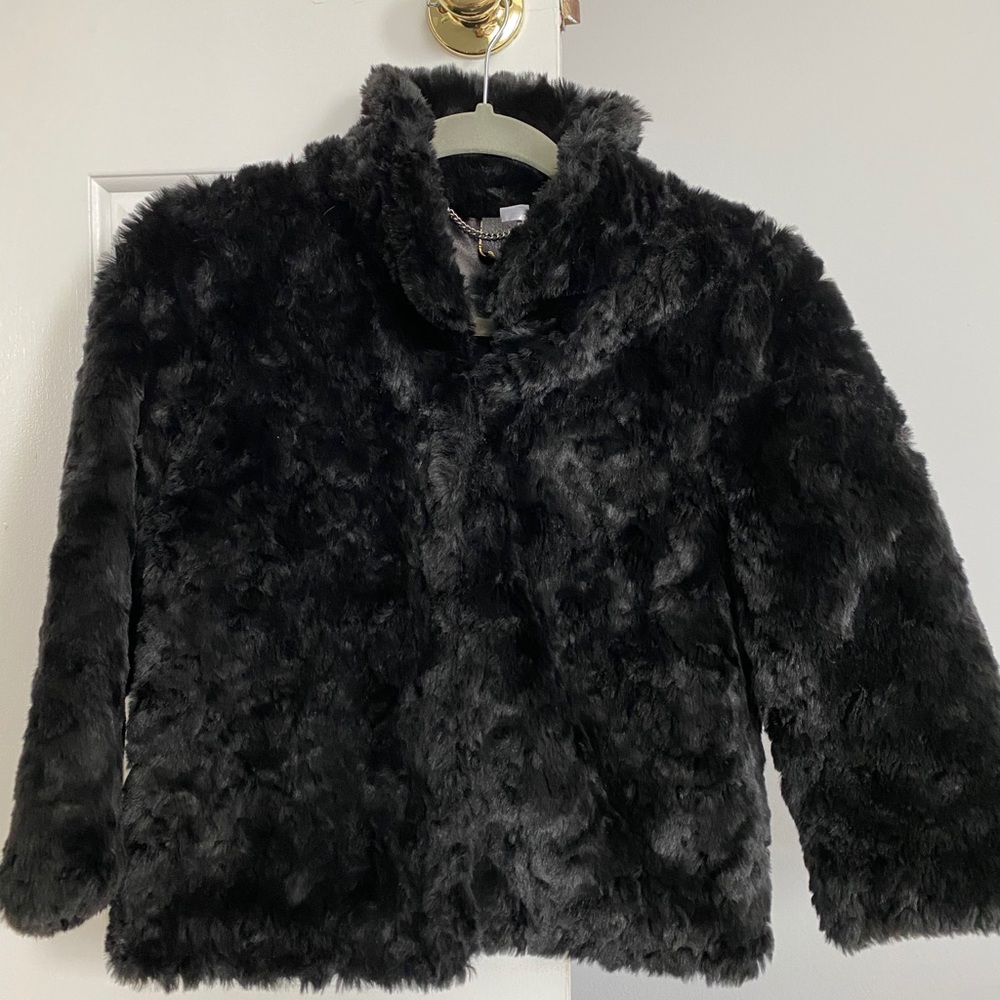 H&M Faux Fur Cropped Jacket